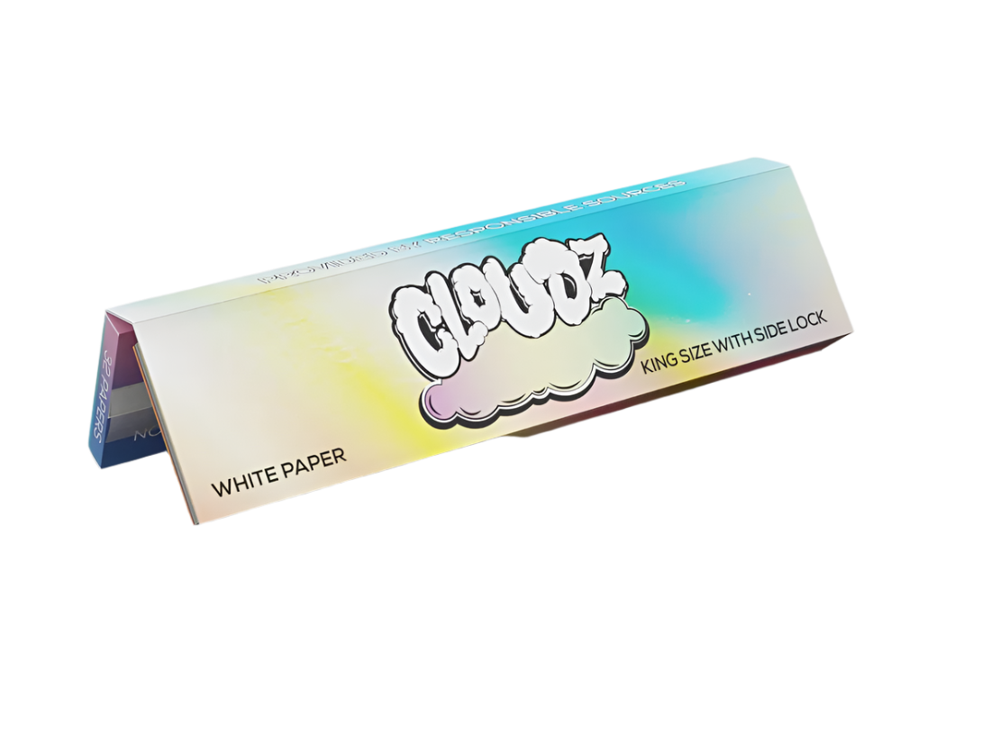 Cloudz Ultra Thin White Kingsize Papers w/Tips
