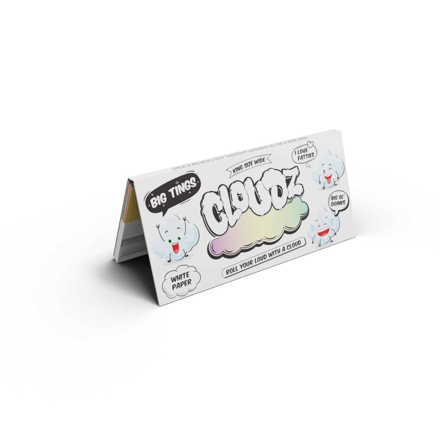 Cloudz Extra Wide Rolling Papers - White