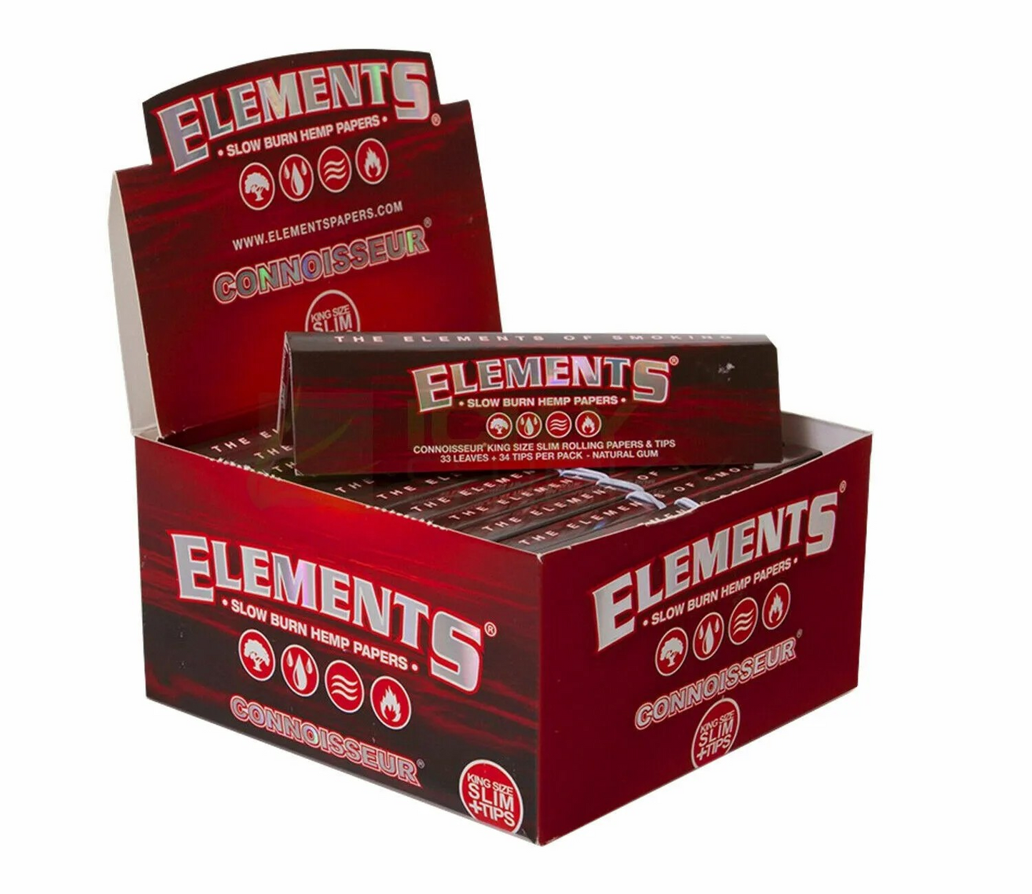 Elements RED Hemp Kingsize Connoisseur