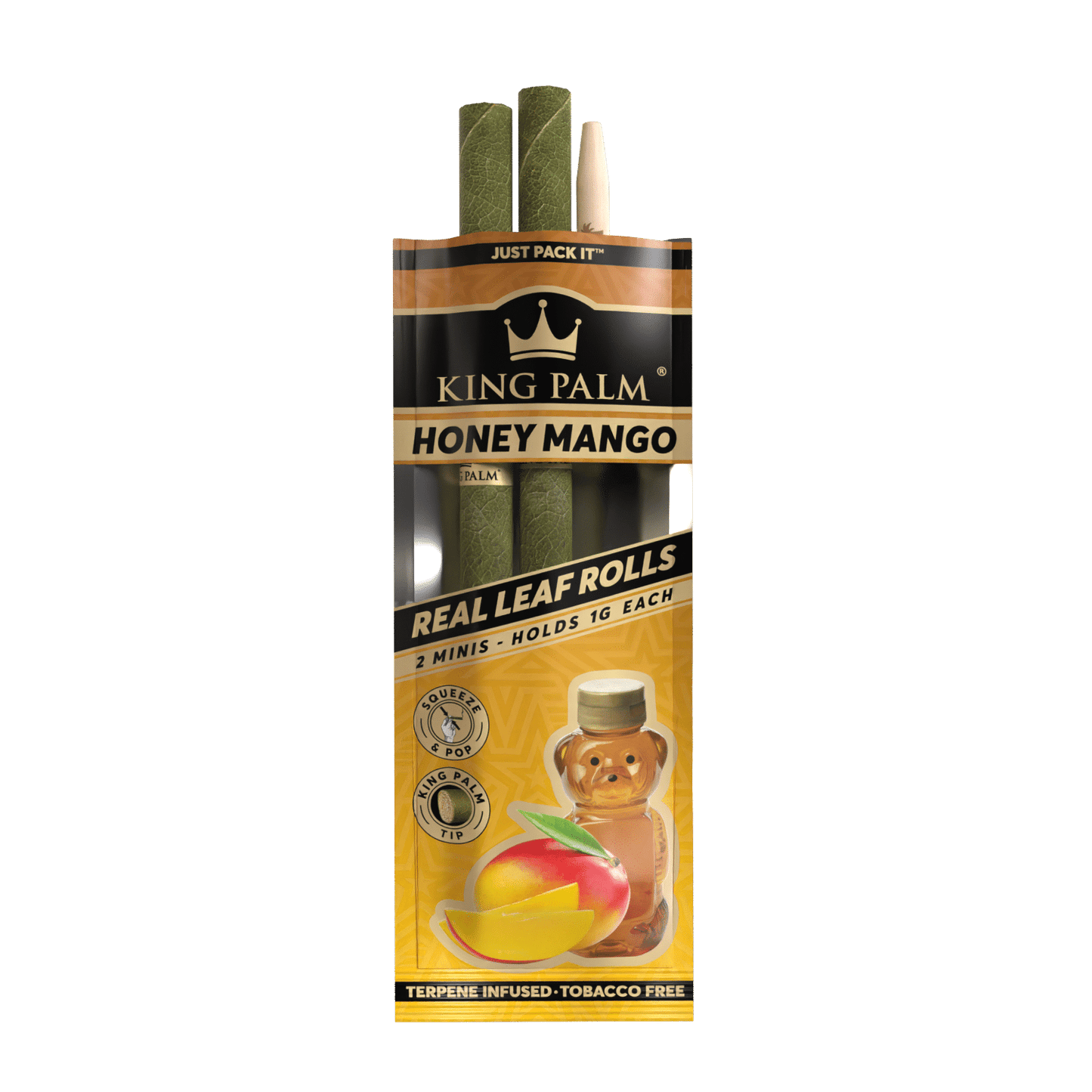 King Palm Dual Mini Rolls (1g) - Honey Mango