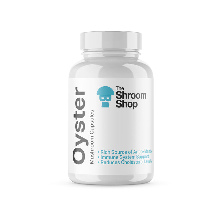 Oyster Mushroom Capsule (90x500mg) - The Shroom Shop