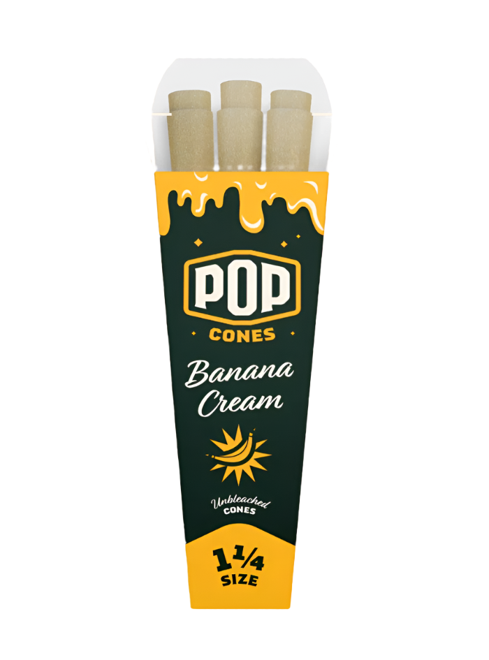 Banana Cream – Unbleached 1 ¼ - Pop Cones
