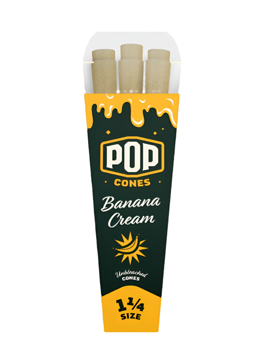 Banana Cream – Unbleached 1 ¼ - Pop Cones