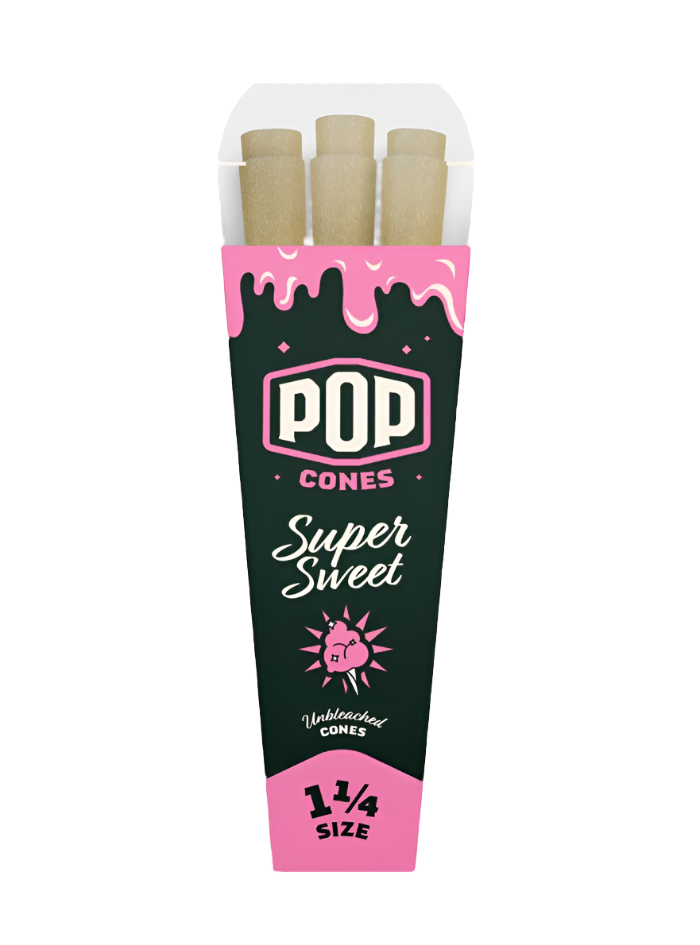 Super Sweet – Unbleached 1 ¼ - Pop Cones