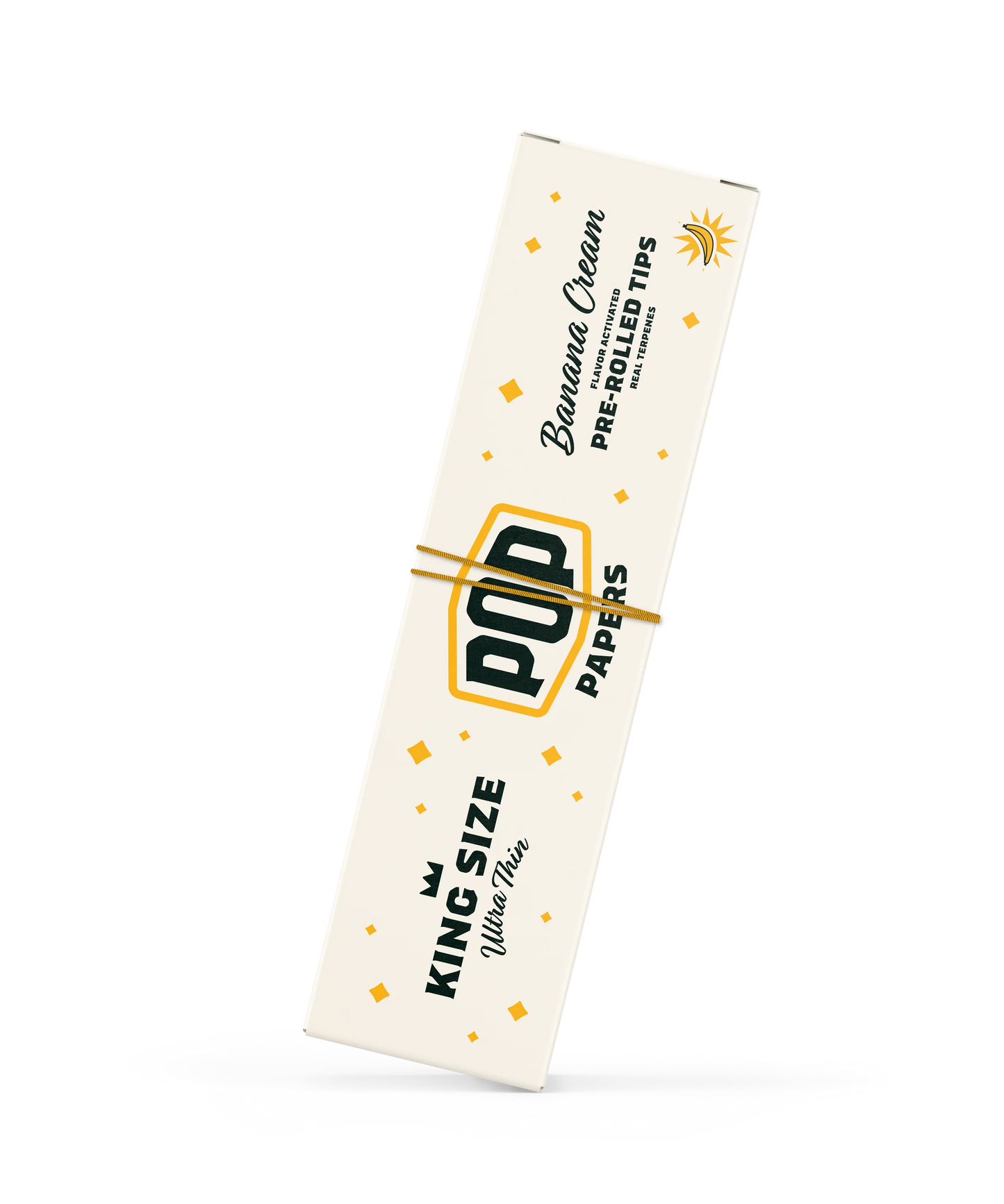 Pop Papers - Banana Cream – Ultra Thin Kingsize w/Flavour Tips