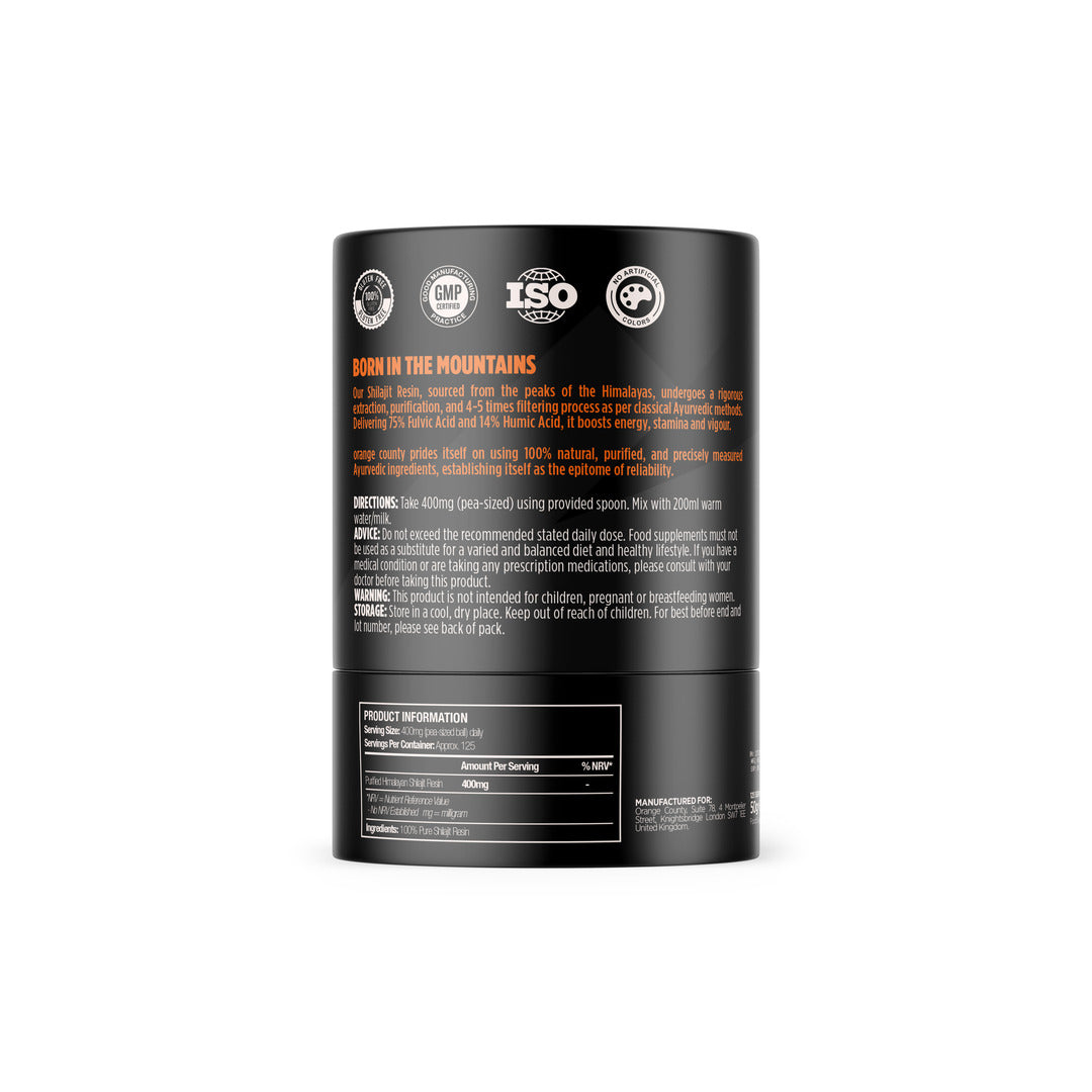 Pure Himalayan Shilajit - 50g (400mg per serving)
