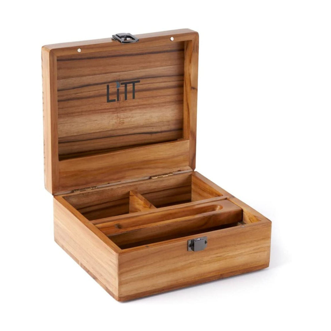 LiTT Rolling Stash Box (Teak)