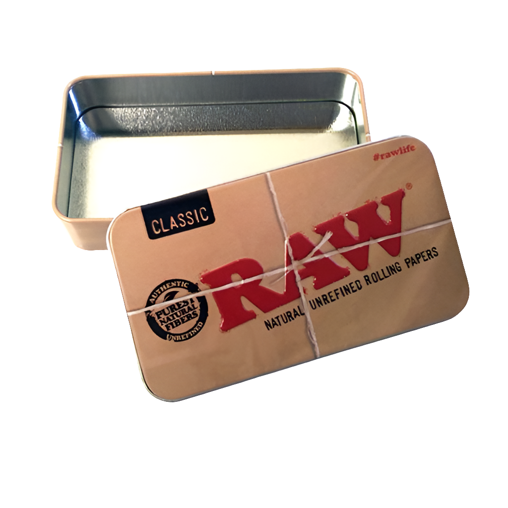 RAW 2oz Tobacco Tin - Classic