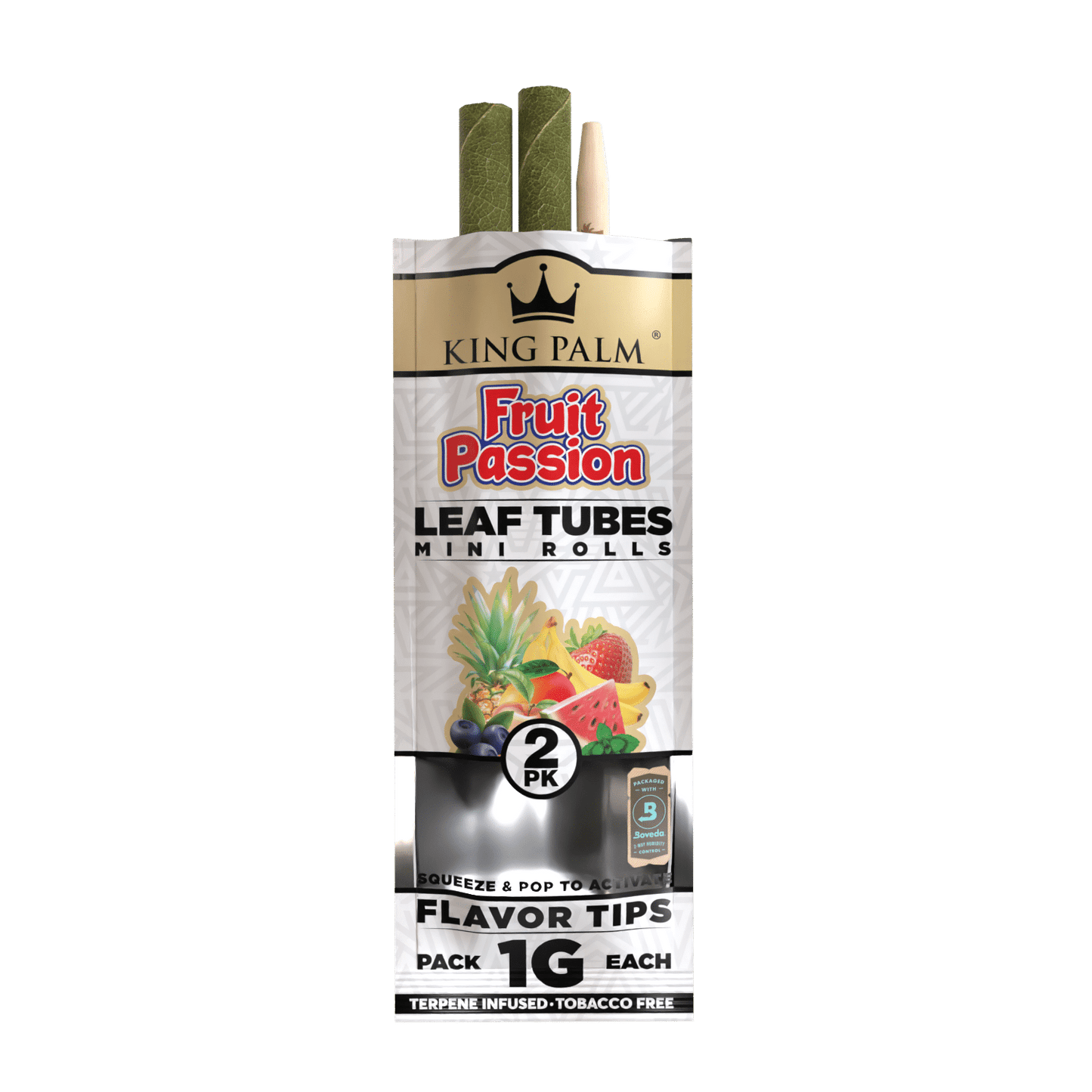 King Palm Dual Mini Rolls (1g) - Fruit Passion