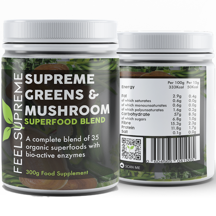Supreme Greens & Mushroom Superfood Blend - FeelSupreme