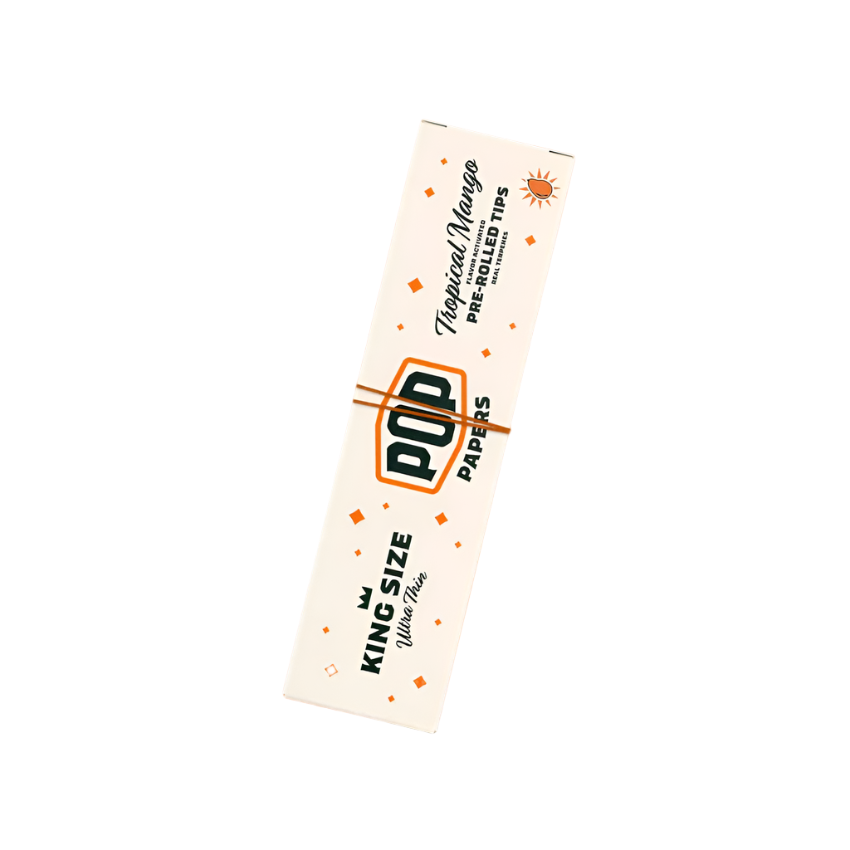 Singular pack of Ultra Thin Kingsize Pop Papers - Tropical Mango flavour