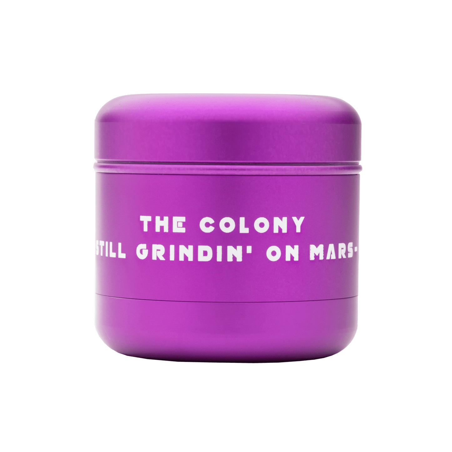 King Palm Mars Herb Grinder with Kief Catcher - Purple