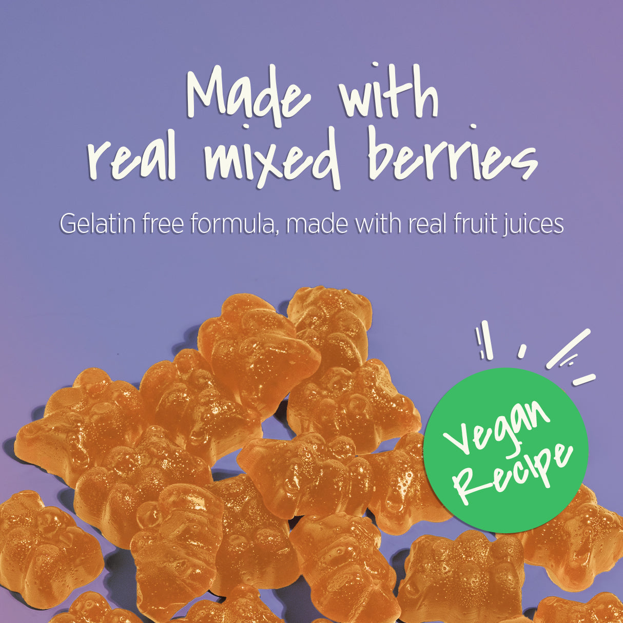 Lions Mane Cognitive Boost Gummies: 2000mg (Serving) Mixed Berry Flavour | 30 Servings | Orange County