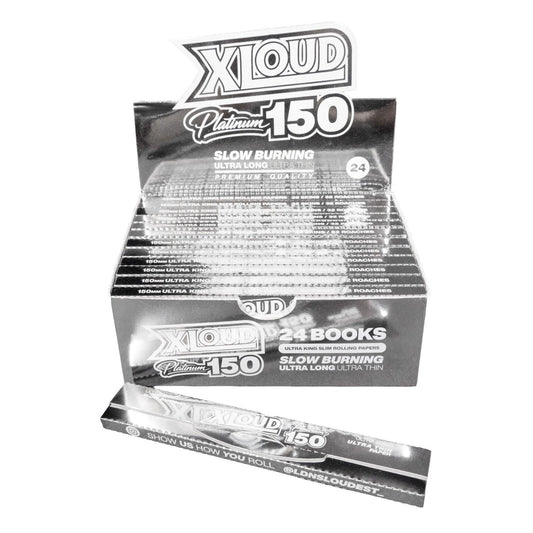 XLOUD Platinum 150mm XXL Rolling Papers & Tips