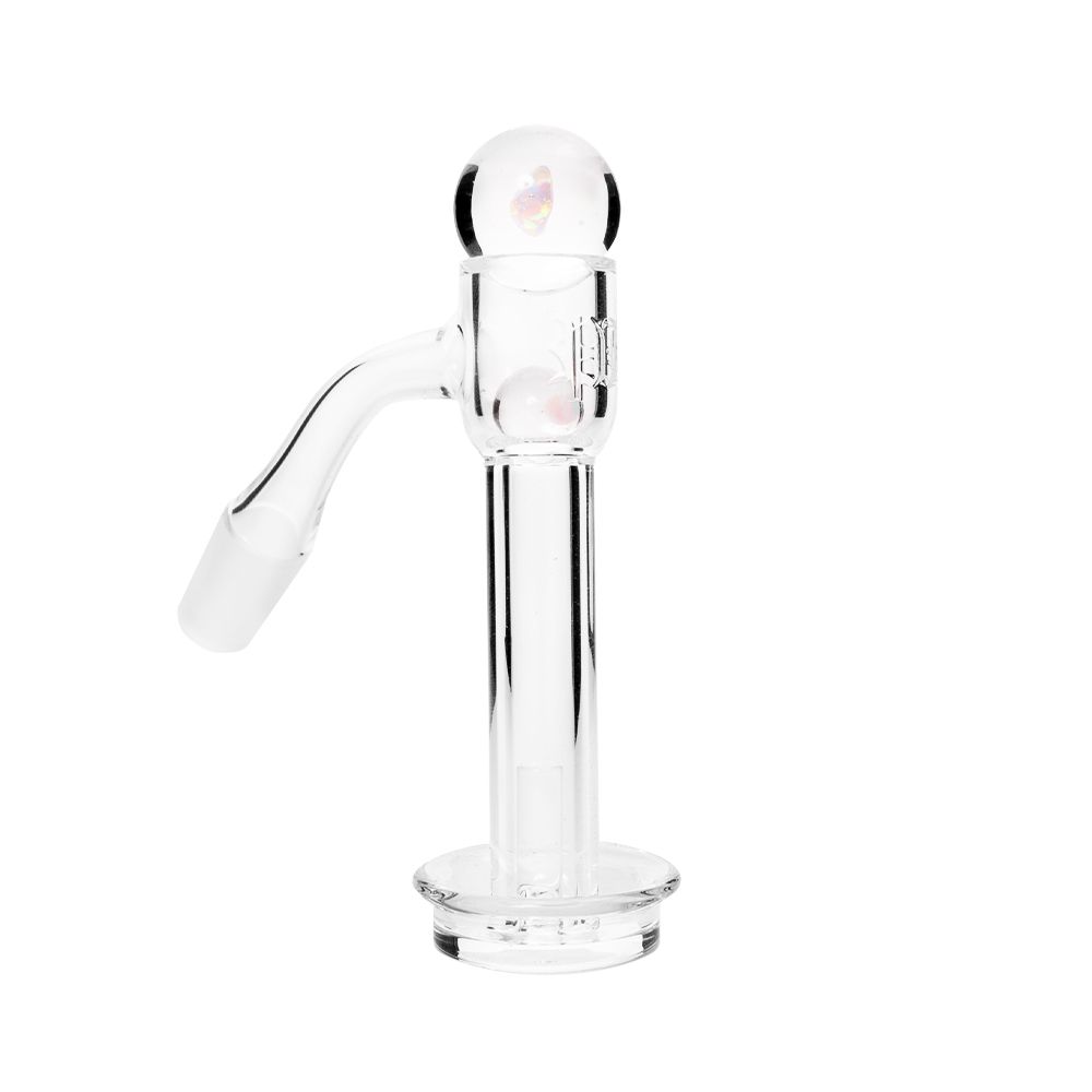 Control Tower Quartz Banger with Pillar + Pearls 45°/14M