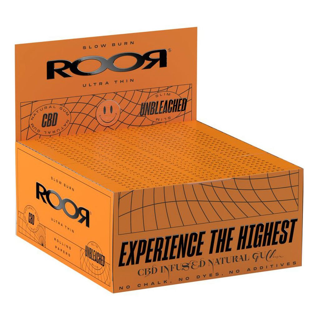 ROOR CBD Paper Orange Unbleached Kingsize