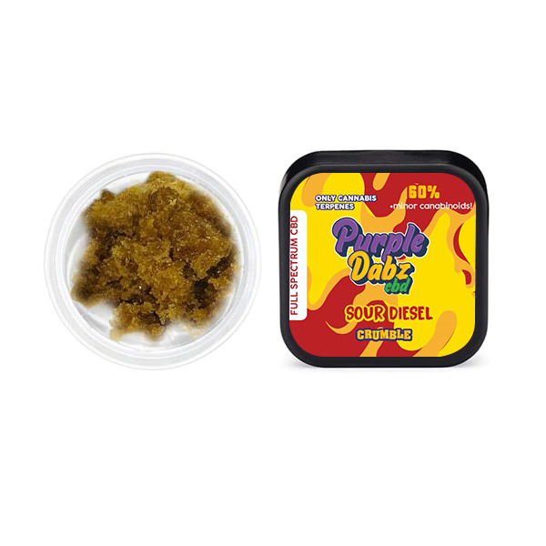Purple Dank 60% Full-Spec Crumble 1g - Sour Diesel