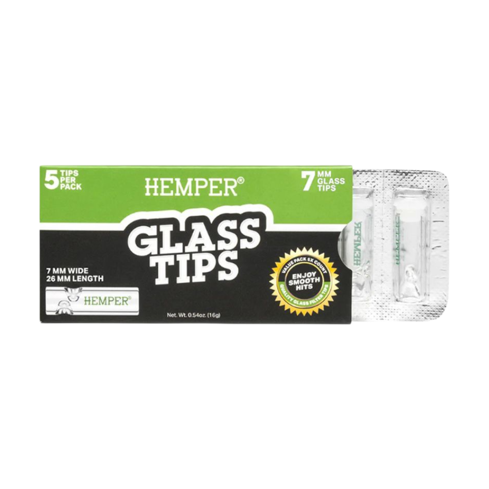Hemper Glass Tips 7mm 5 Pack