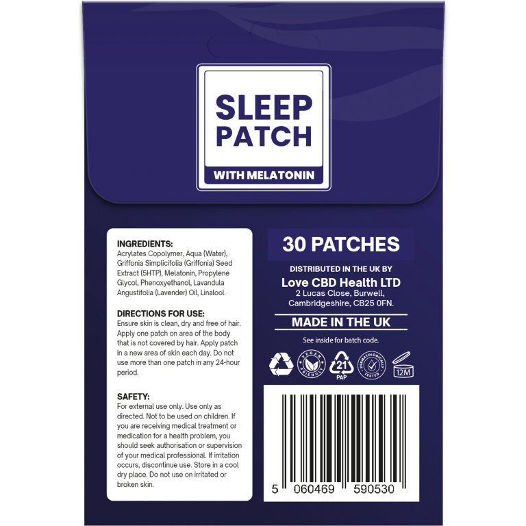 Love CBD - Sleep Patches with melatonin