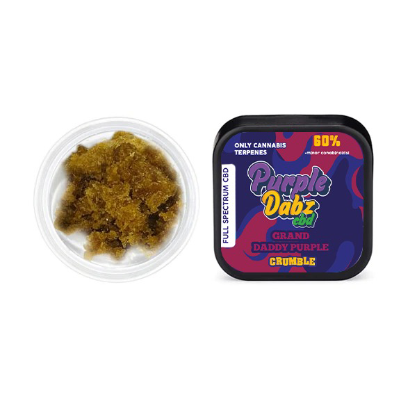 Purple Dank 60% Full-Spec Crumble 1g - Grand Daddy Purple