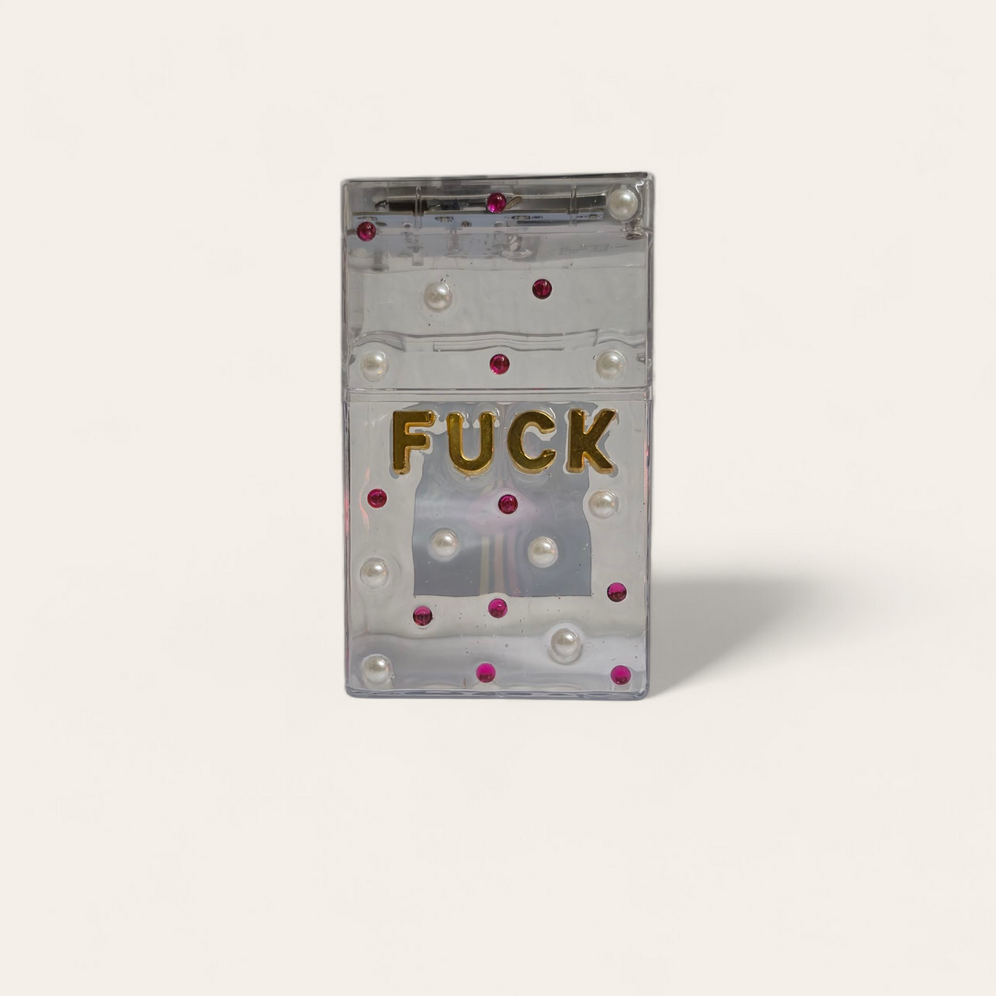 High Girlies "F*ck" Smoke Case - USB Lighter