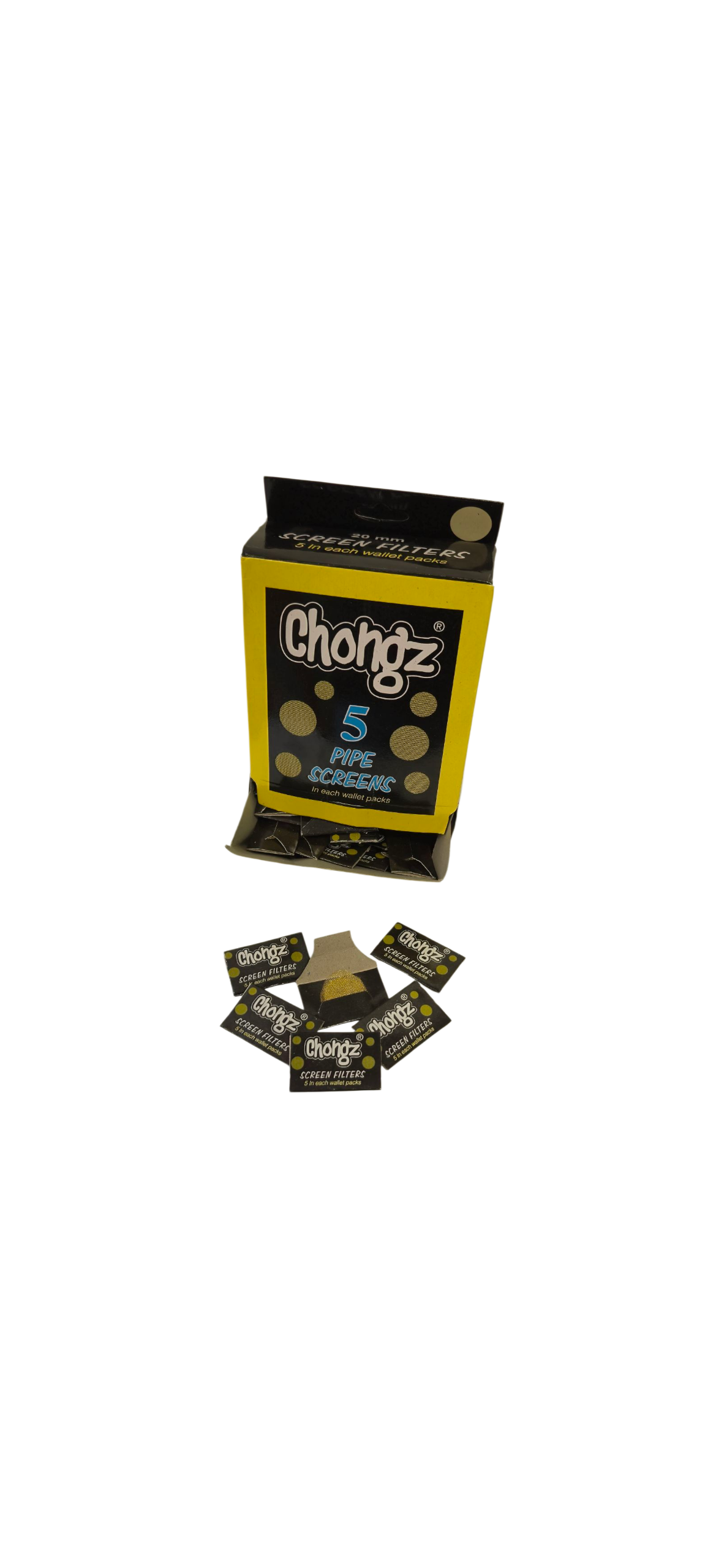 Chongz Pipe Screen Brass (20mm) - 5pc