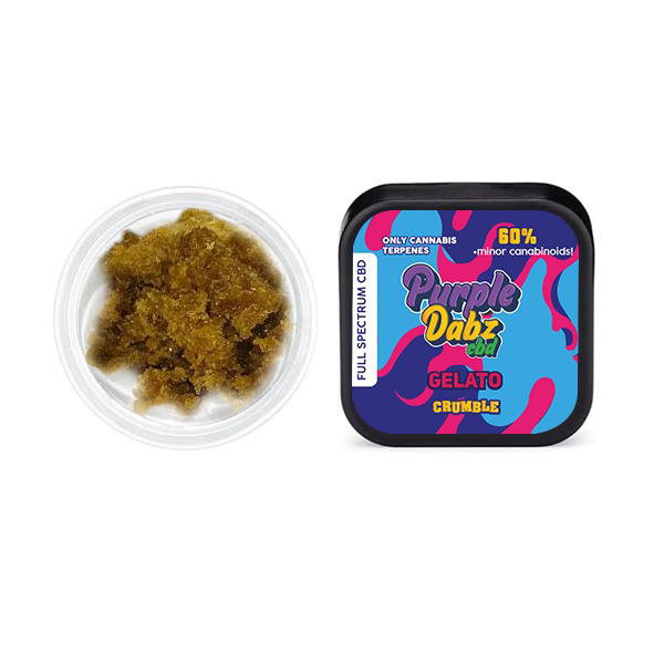 Purple Dank 60% Full-Spec Crumble 1g - Gelato