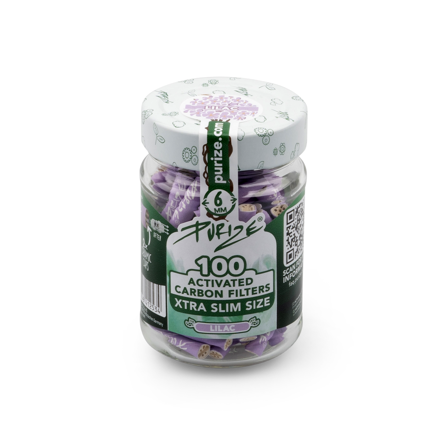 PURIZE Glass - 100 XTRA Slim Size