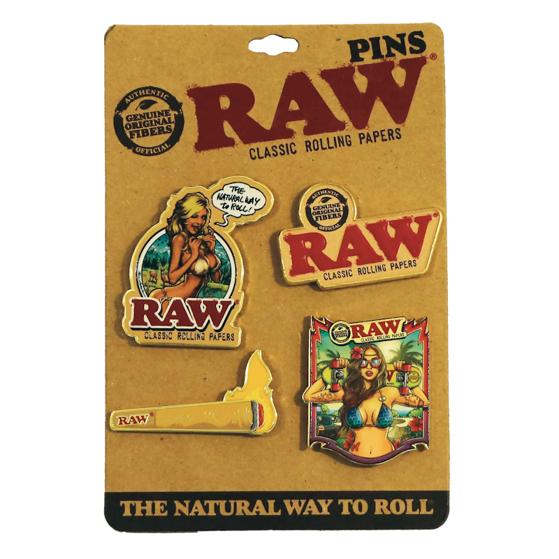 RAW Pins Set of 4