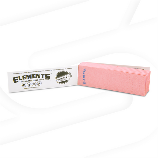 Elements Pink Perforated Rolling Tips
