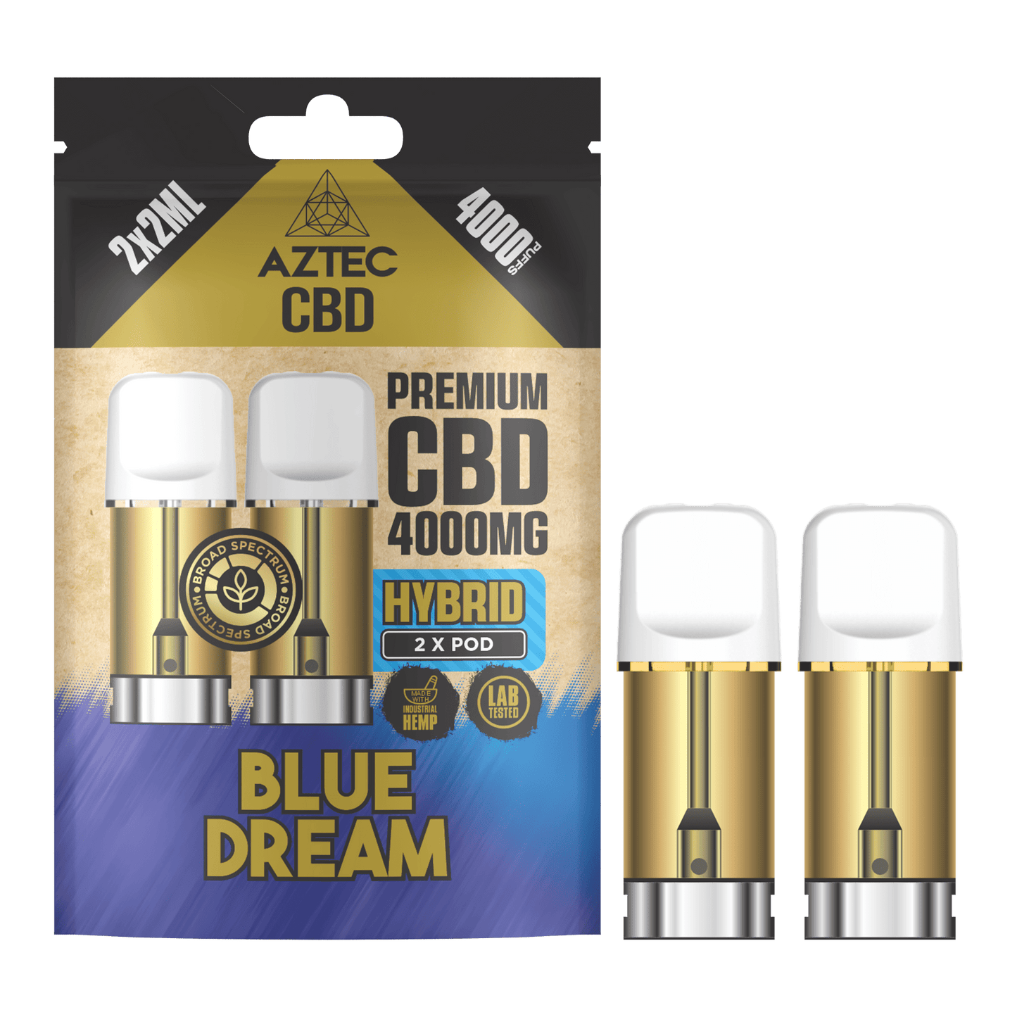 Aztec CBD Pod Refill 4000MG – Blue Dream