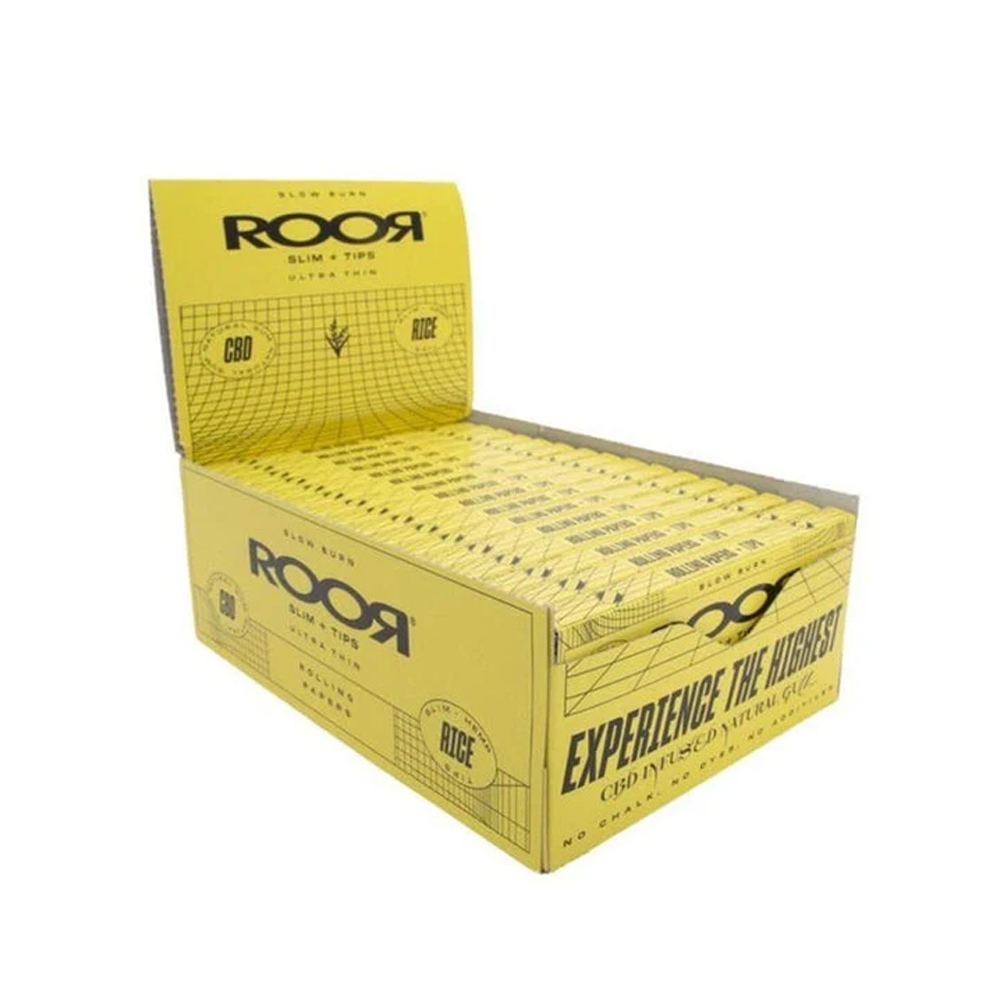 ROOR CBD Yellow Rice Kingsize + Tips