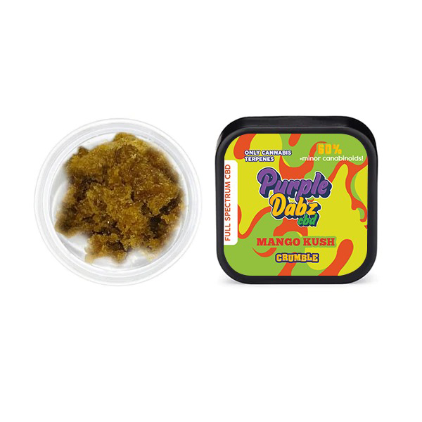 Purple Dank 60% Full-Spec Crumble 1g - Mango Kush