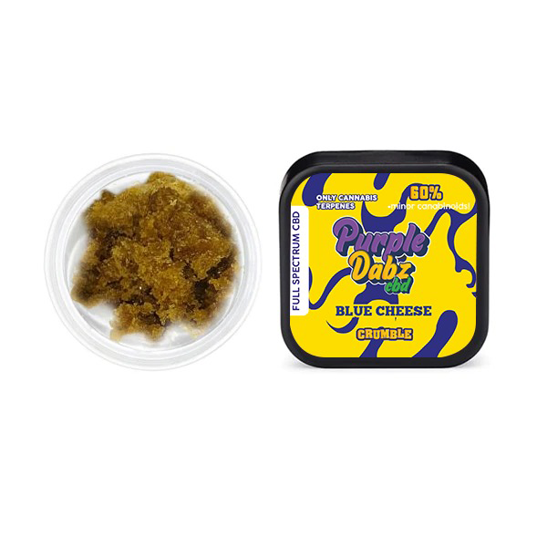 Purple Dank 60% Full-Spec Crumble 1g - Blue Cheese