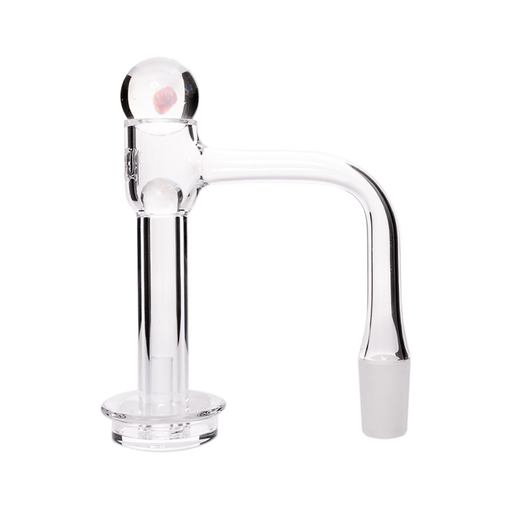 Control Tower Quartz Banger with Pillar + Pearls 45°/14M