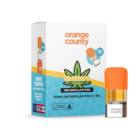 Orange County - Lemonade 1ml Replacement Pod (750mg)