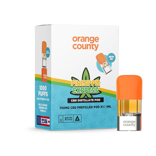 Orange County - Pineapple Express 1ml Replacement Pod (750mg)