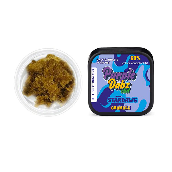 Purple Dank 60% Full-Spec Crumble 1g - Stardawg