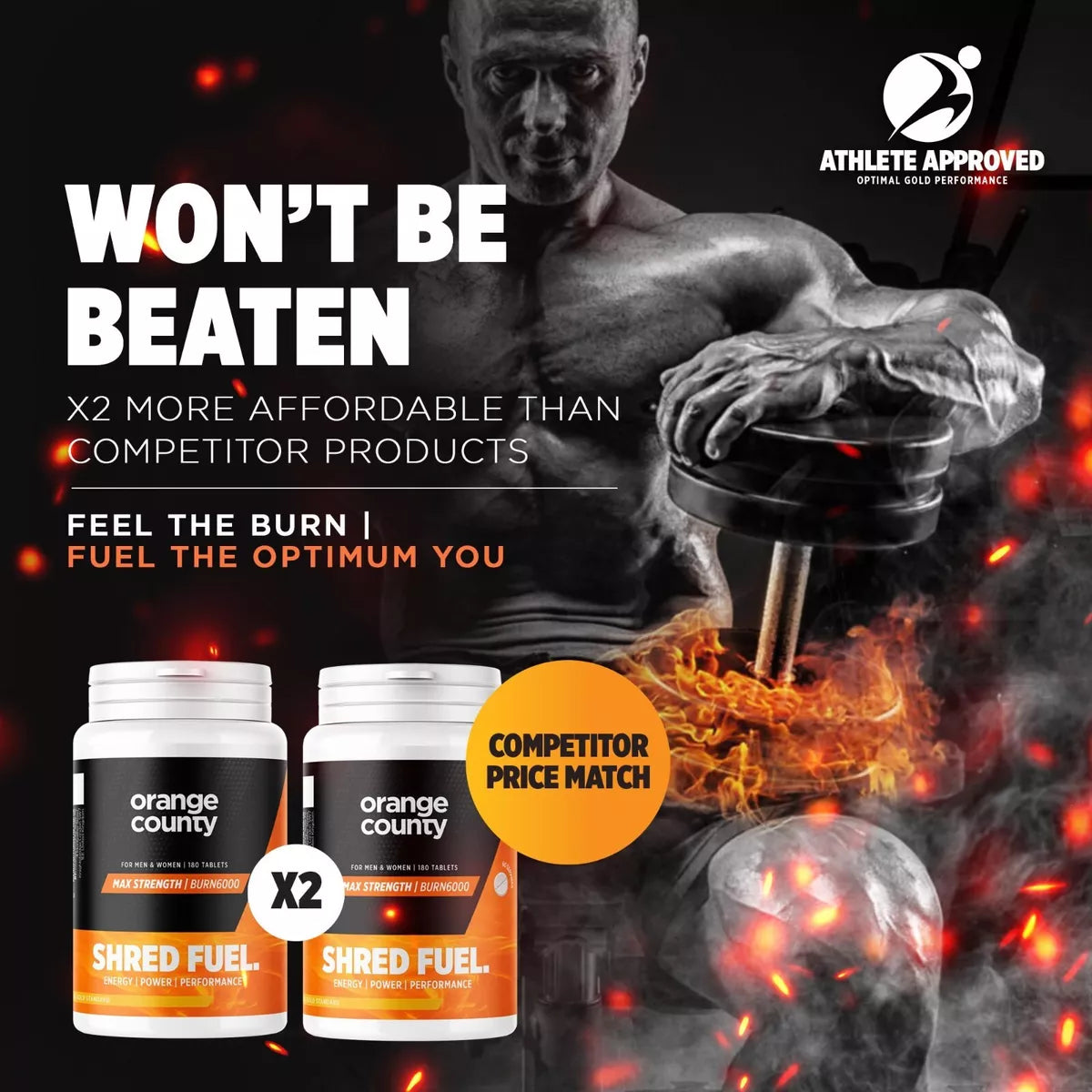 Shred Fuel (Max Strength) Burn6000 - Orange County