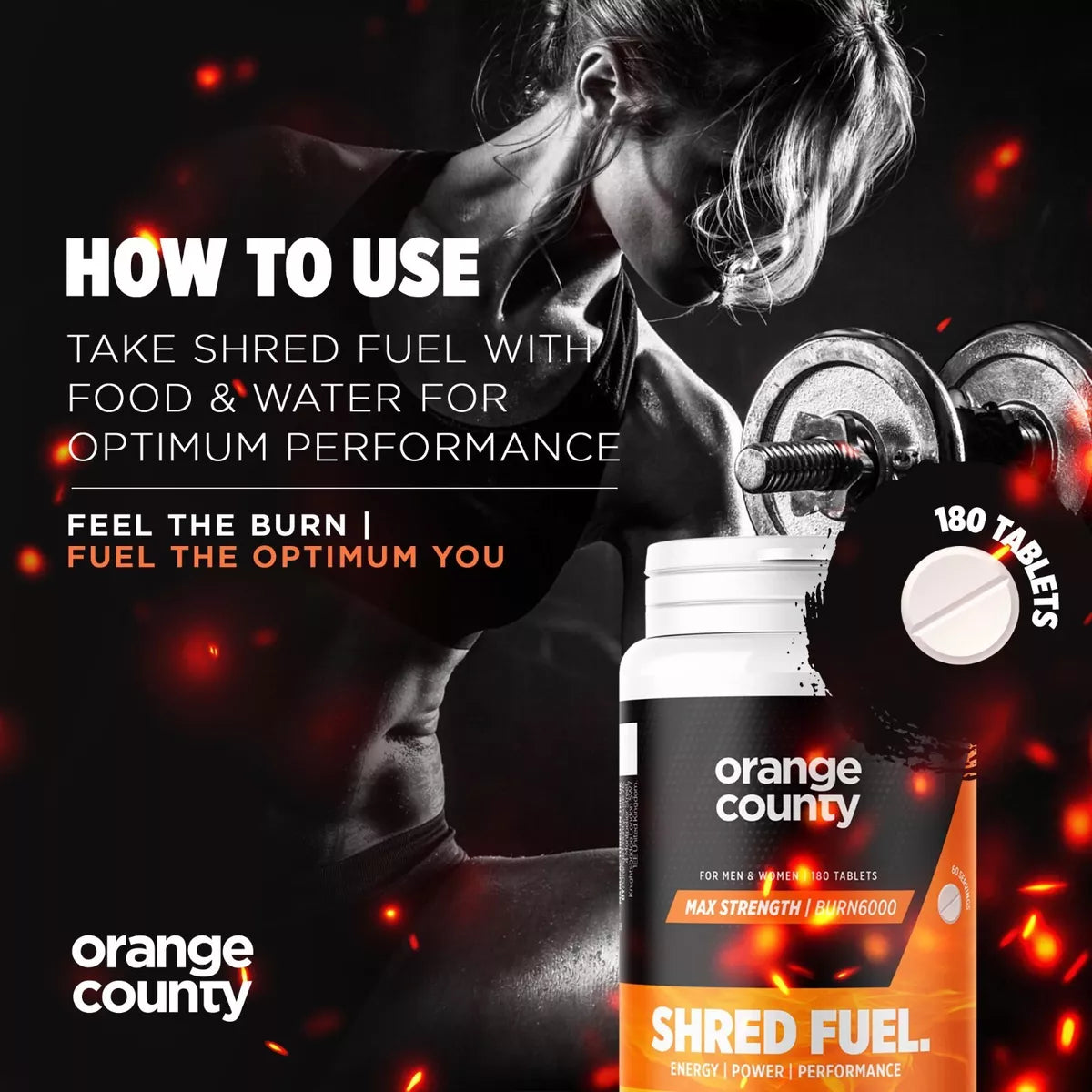 Shred Fuel (Max Strength) Burn6000 - Orange County