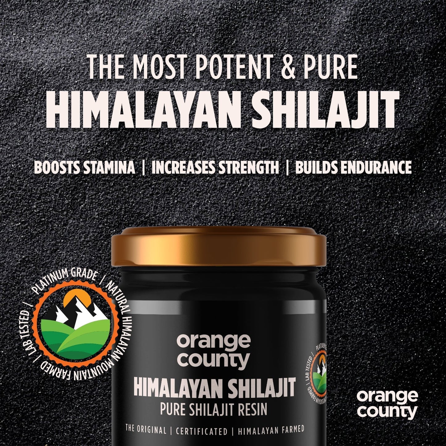 Pure Himalayan Shilajit - 50g (400mg per serving)