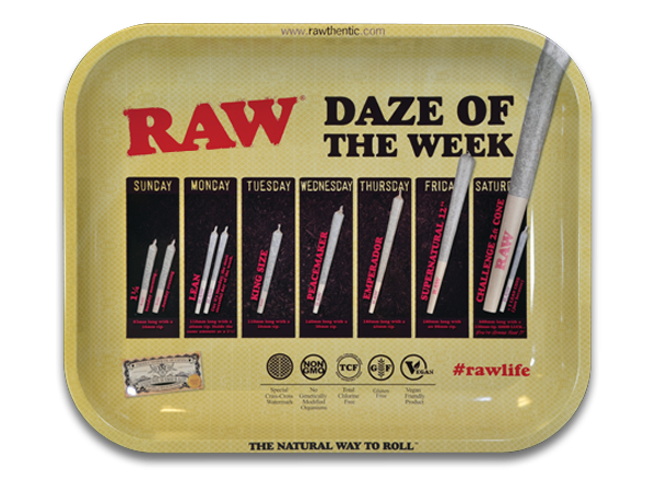 RAW "DAZE Of The Week" Rolling Tray