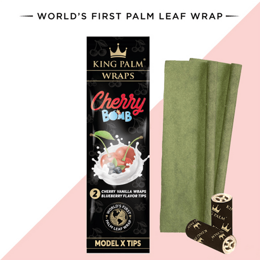 King Palm XL Palm Wraps [2pc] - Cherry Bomb