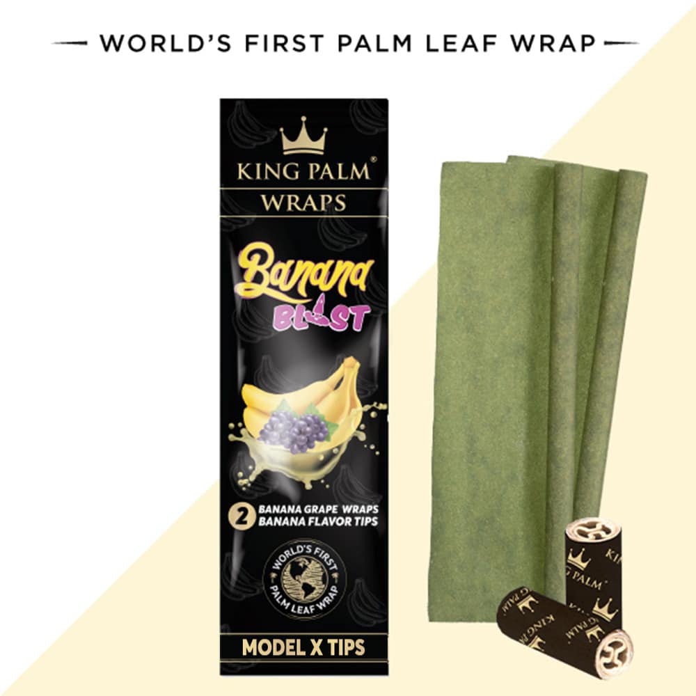 King Palm XL Palm Wraps [2pc] - Banana Blast