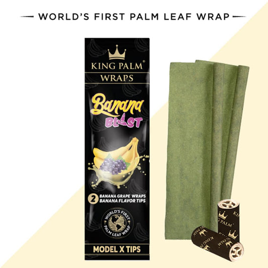 King Palm XL Palm Wraps [2pc] - Banana Blast