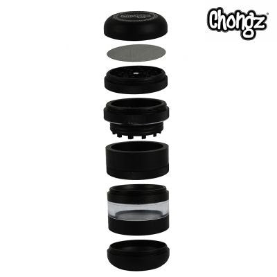 Chongz 50mm Aluminium Grinder 7-Part Pod Grinder