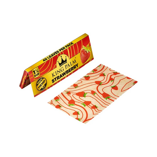 King Palm Flavour Paper 1¼ Size - Strawberry