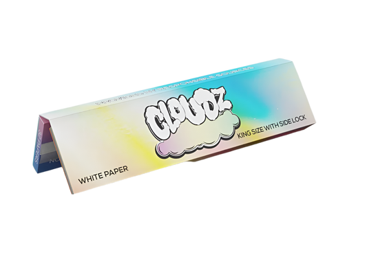 Cloudz Ultra Thin White Kingsize Papers w/Tips