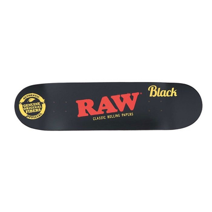 RAW Black "Camo" Skateboard Deck