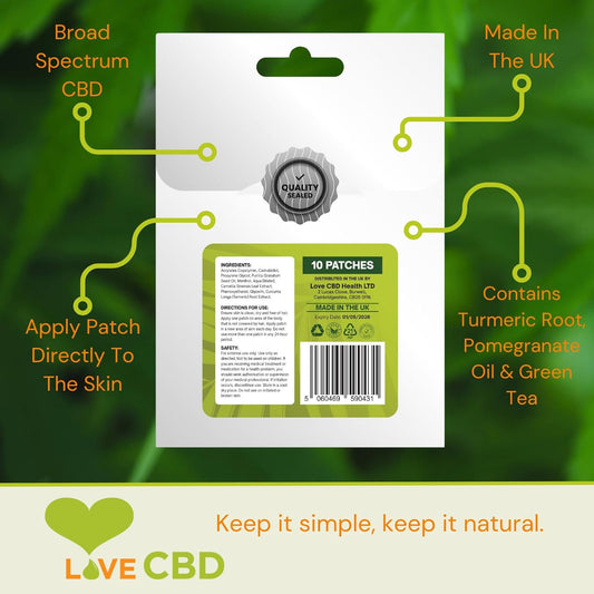 Love CBD 10x45mg Patches (High Strength)
